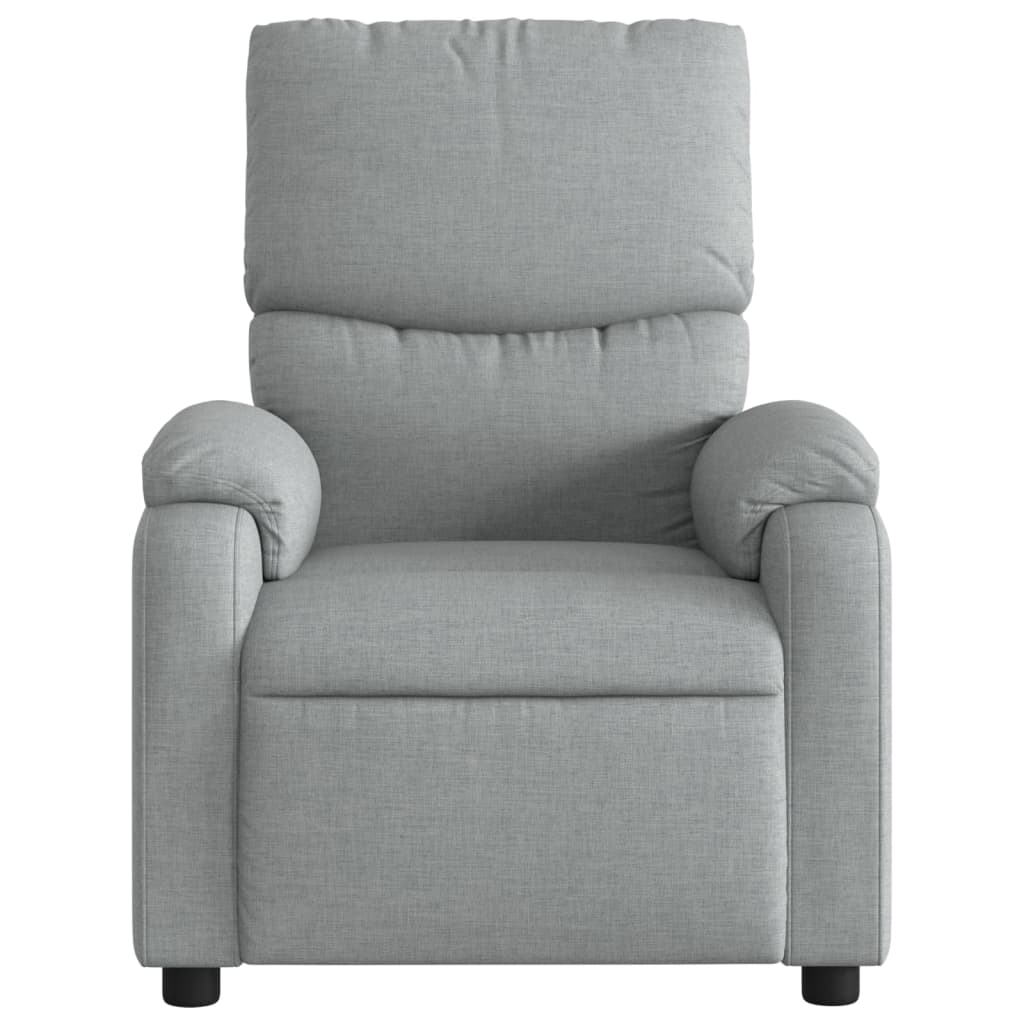 Fauteuil de massage tissu gris clair