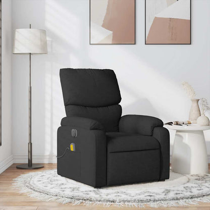 Massagesessel Schwarz Stoff