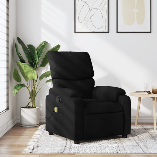 Fauteuil de massage tissu noir