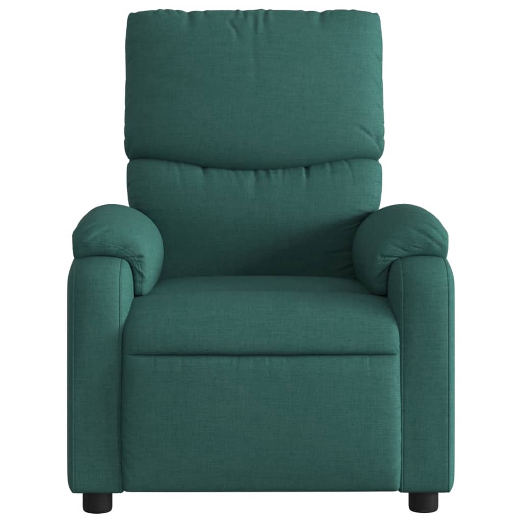 Fauteuil de massage tissu vert foncé