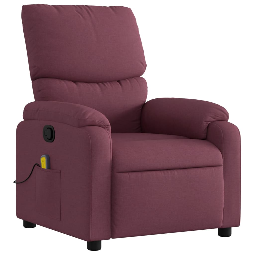 Fauteuil de massage tissu violet