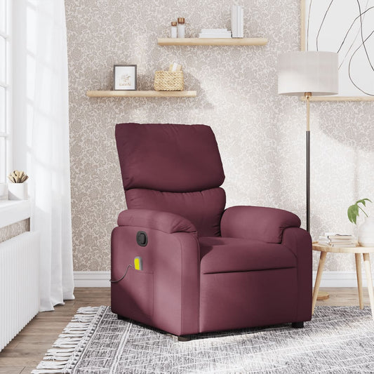 Fauteuil de massage tissu violet