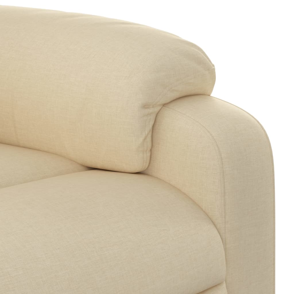 Fauteuil de massage tissu crème