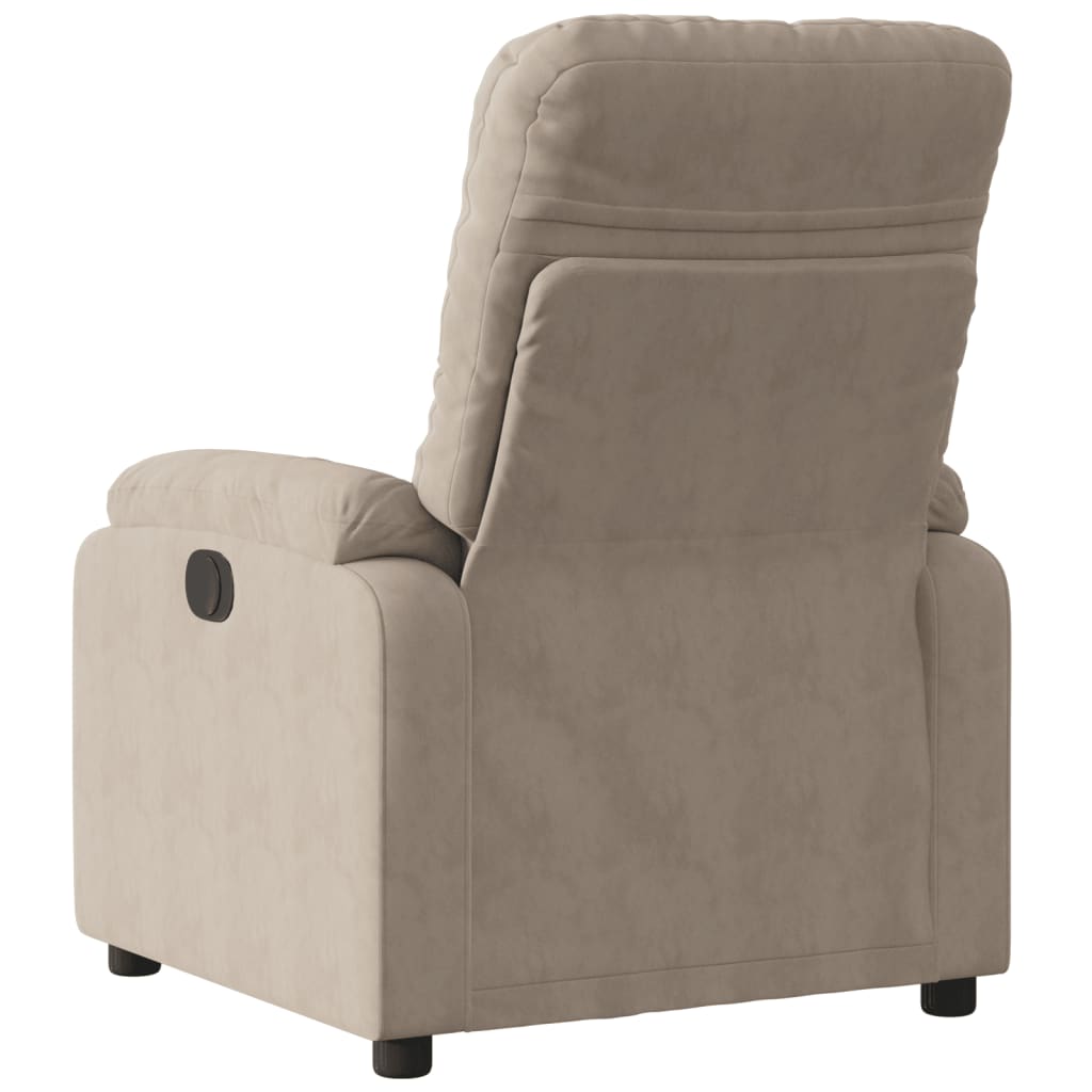 Relaxsessel Taupe Mikrofasergewebe