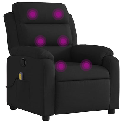 Massagesessel Schwarz Stoff