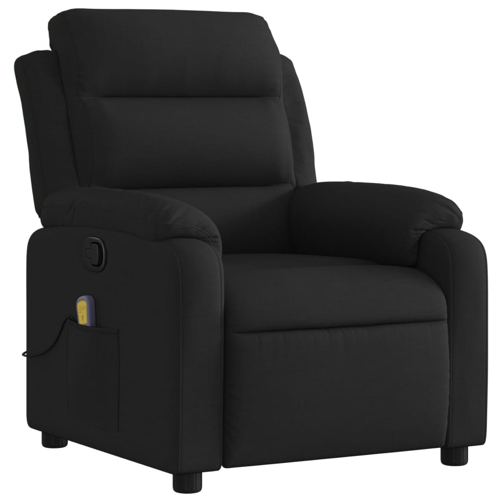 Fauteuil de massage tissu noir