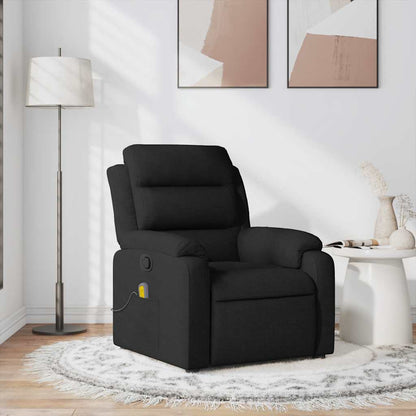Massagesessel Schwarz Stoff
