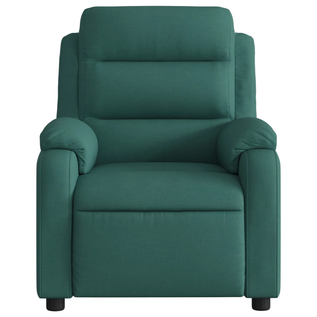 Fauteuil de massage tissu vert foncé