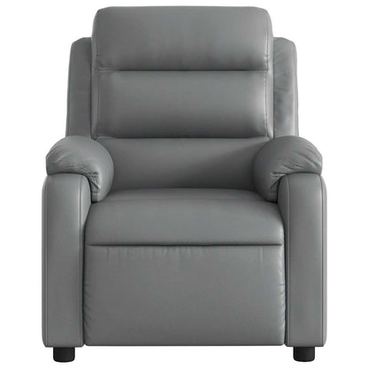 Relaxsessel Grau Kunstleder
