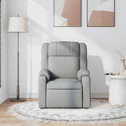 Relaxsessel Hellgrau Stoff