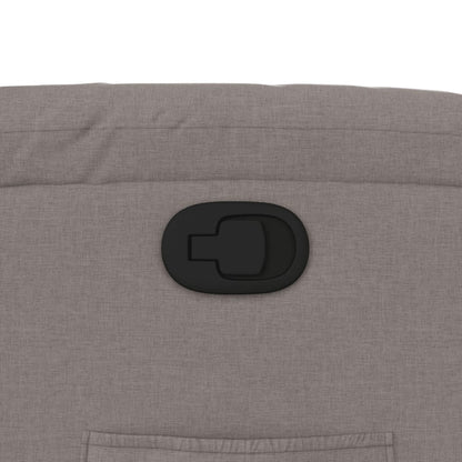 Relaxsessel Taupe Stoff