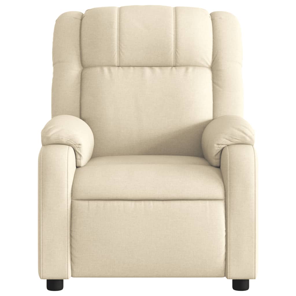 Fauteuil de massage tissu crème