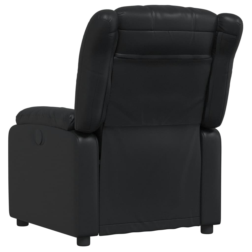 Fauteuil de massage simili cuir noir