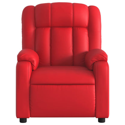 Massagesessel Rot Kunstleder