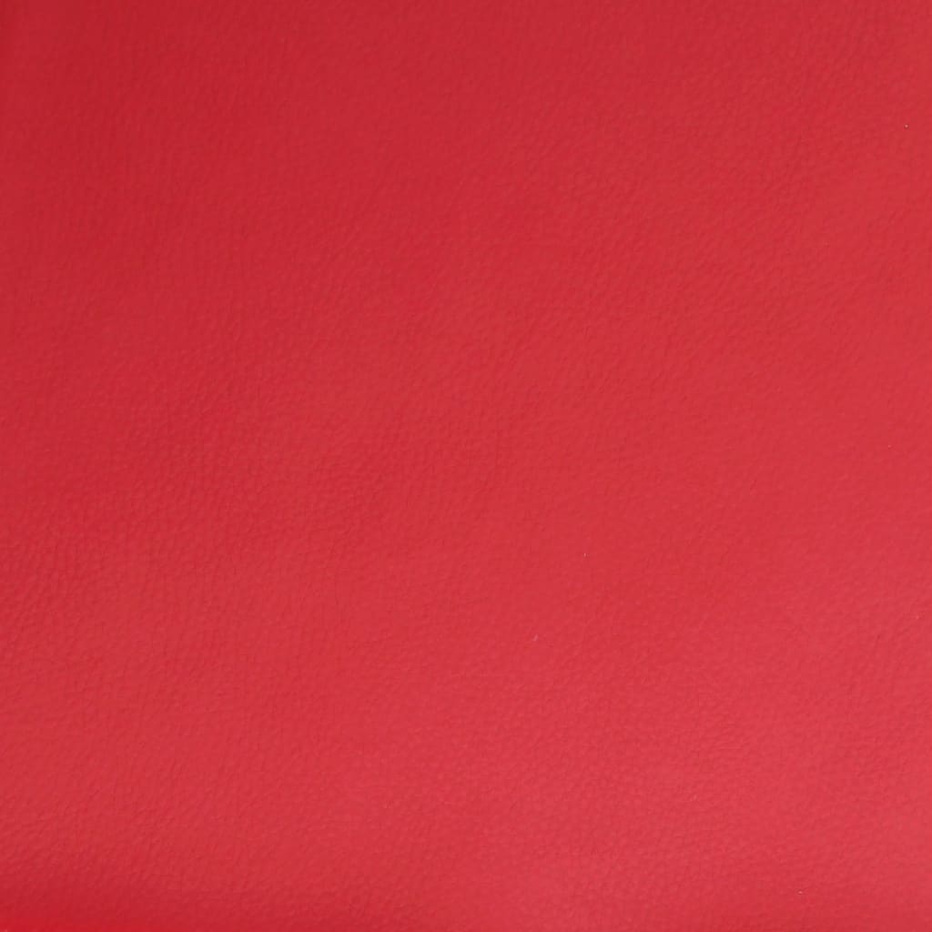 Fauteuil de massage simili cuir rouge