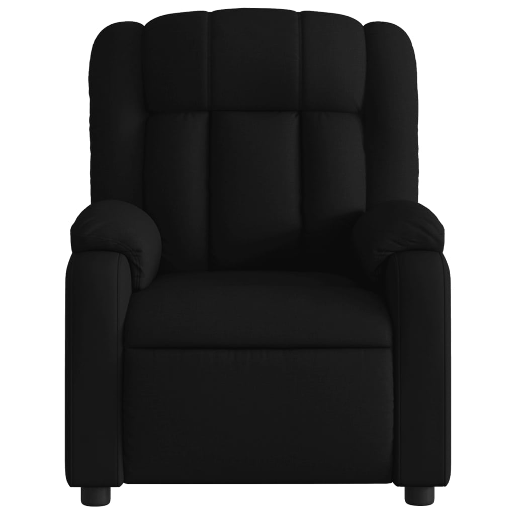 Fauteuil de relaxation tissu noir