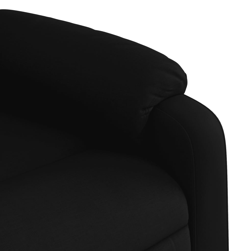 Fauteuil de relaxation tissu noir