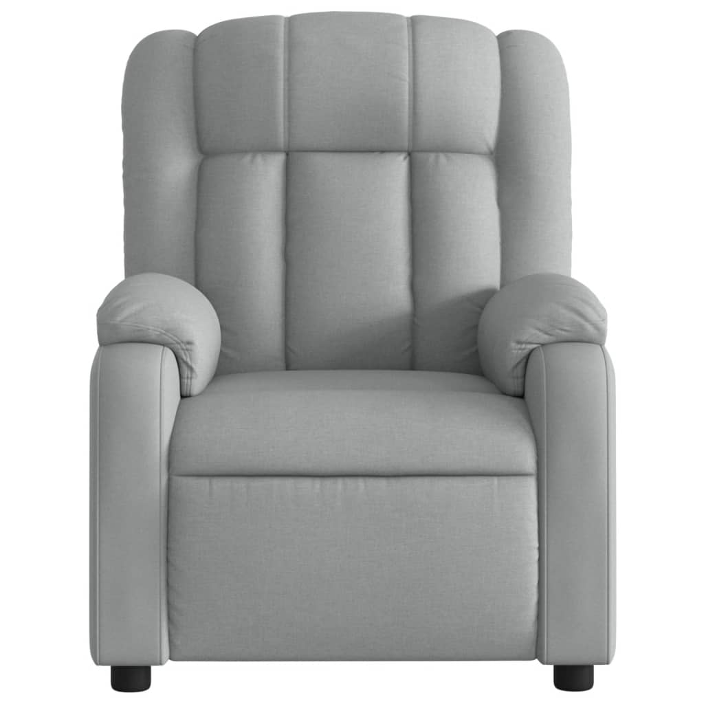 Fauteuil de massage tissu gris clair