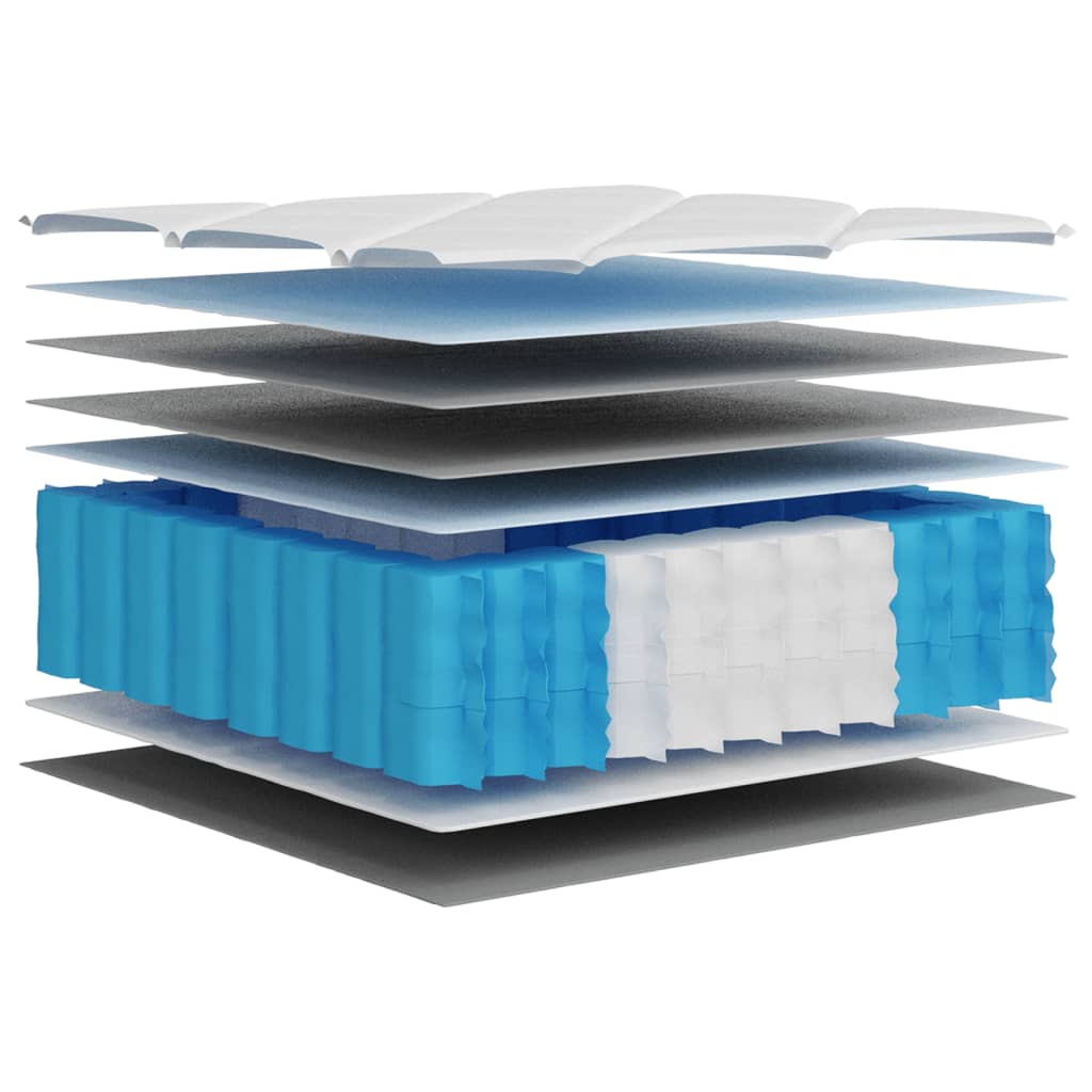 Matelas à ressorts ensachés mi-ferme 80x200 cm