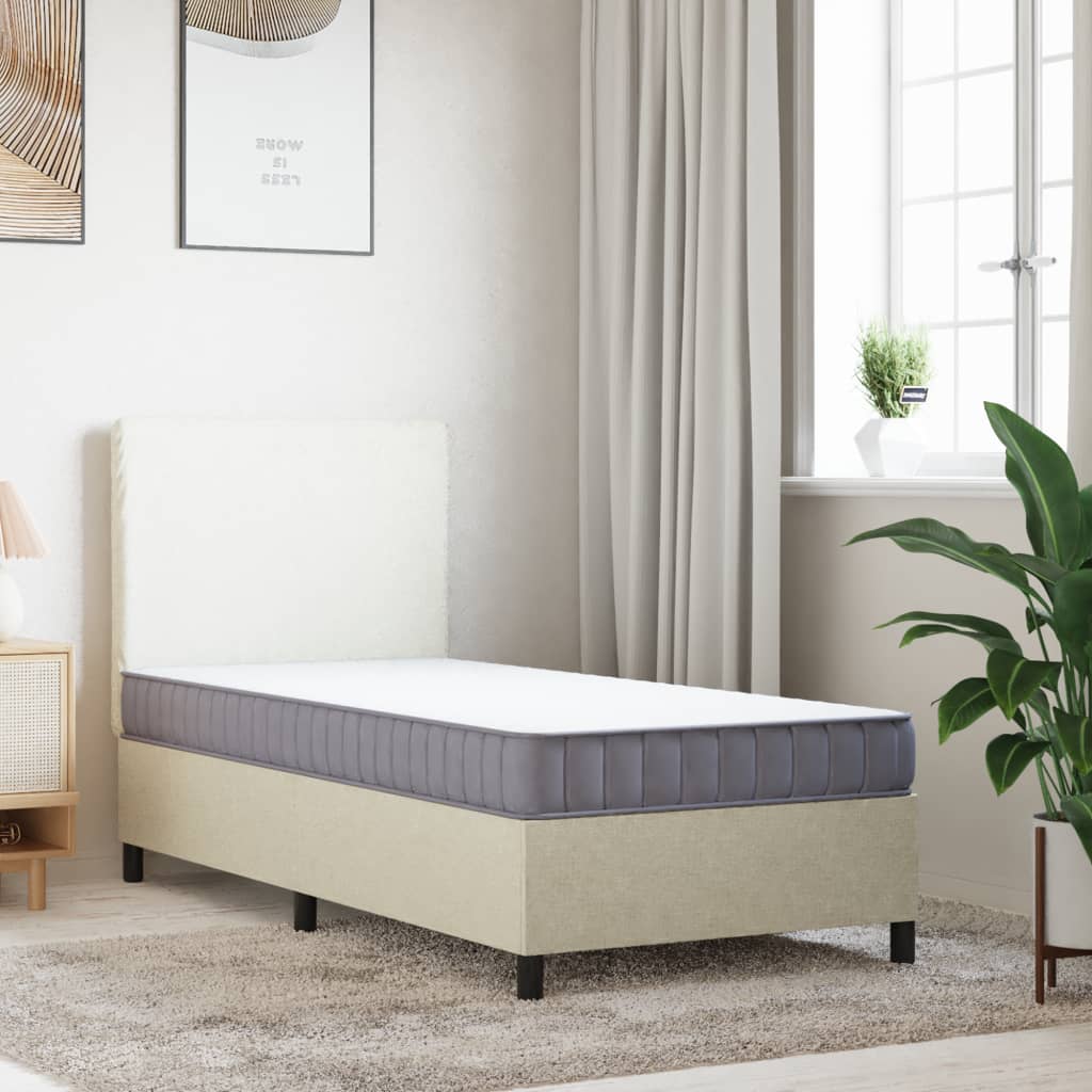 Matelas mousse moyennement souple 90x190 cm