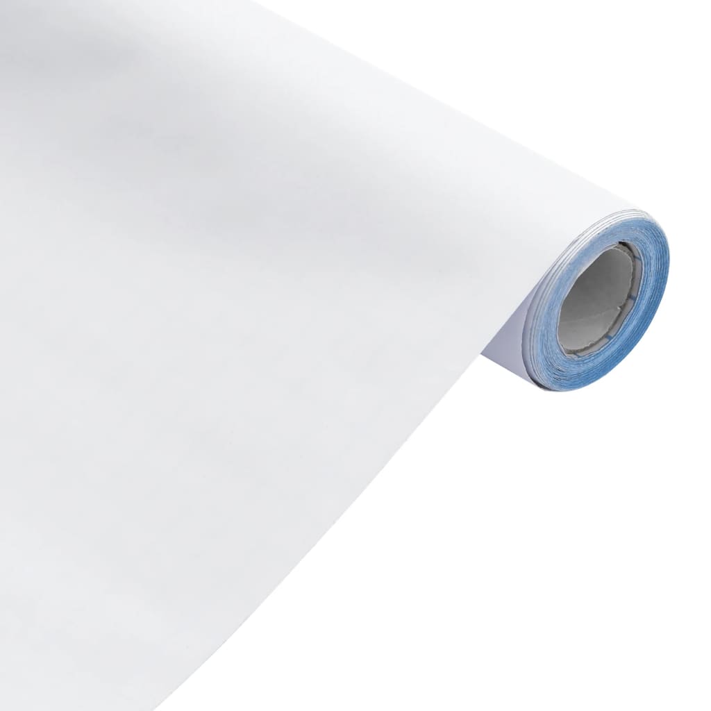 Möbelfolien Selbstklebend Mattweiß 90x500 cm PVC