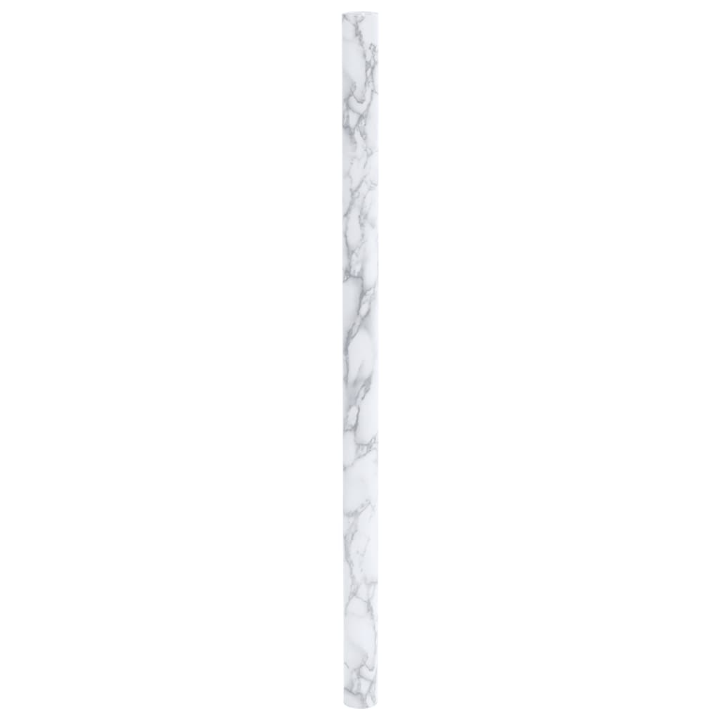 Möbelfolien Selbstklebend Marmorweiß 90x500 cm PVC