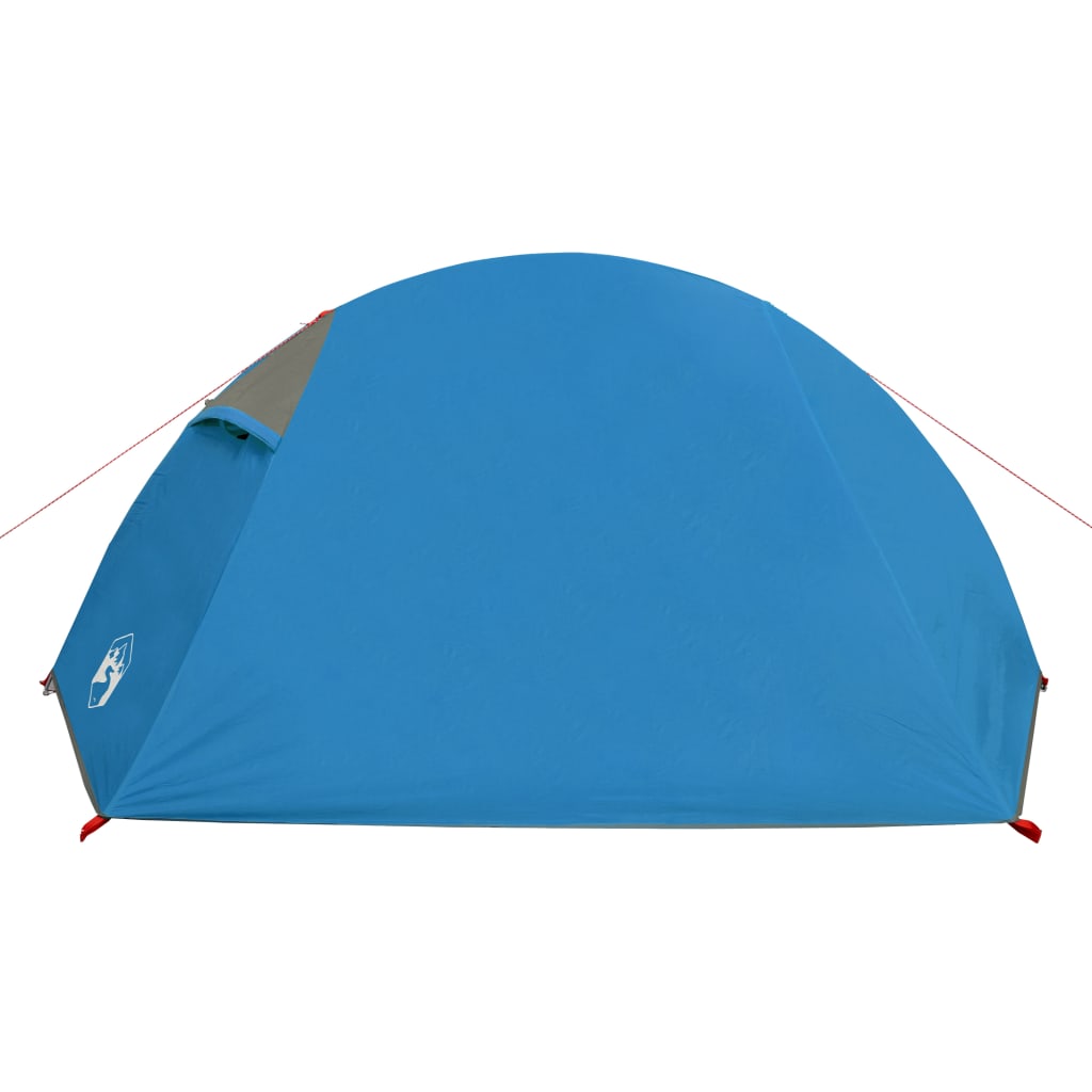 Tente de camping dôme 2 personnes bleue imperméable