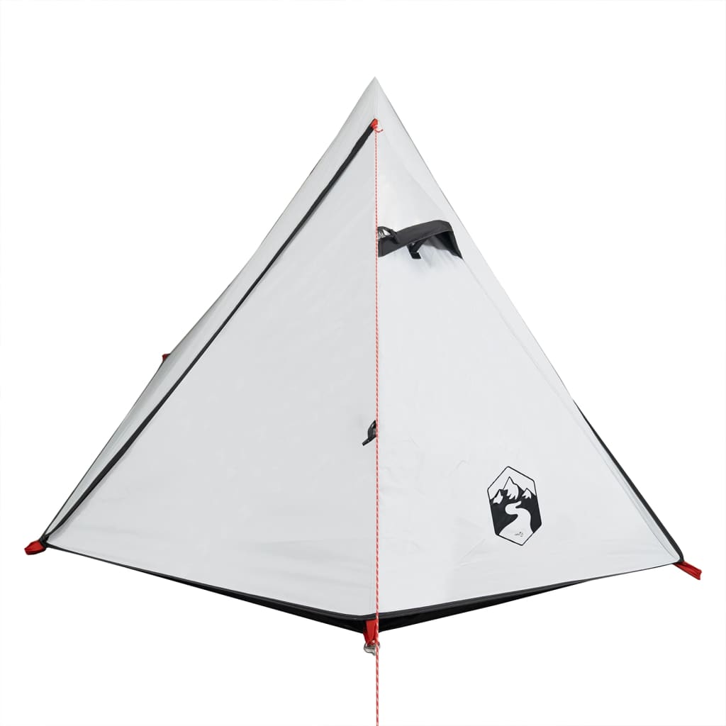 Tente de camping dôme 2 personnes blanc foncé imperméable