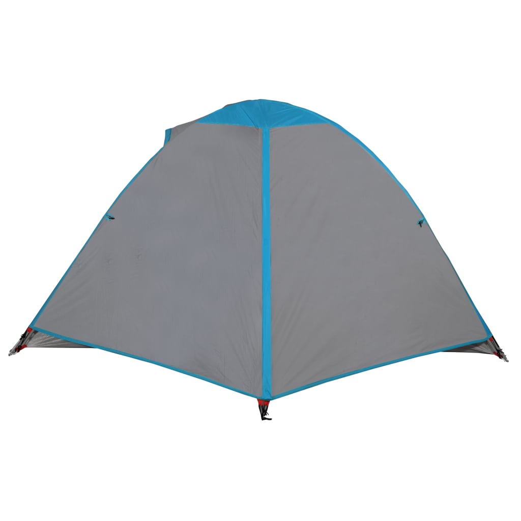 Tente de camping dôme 2 personnes bleue imperméable