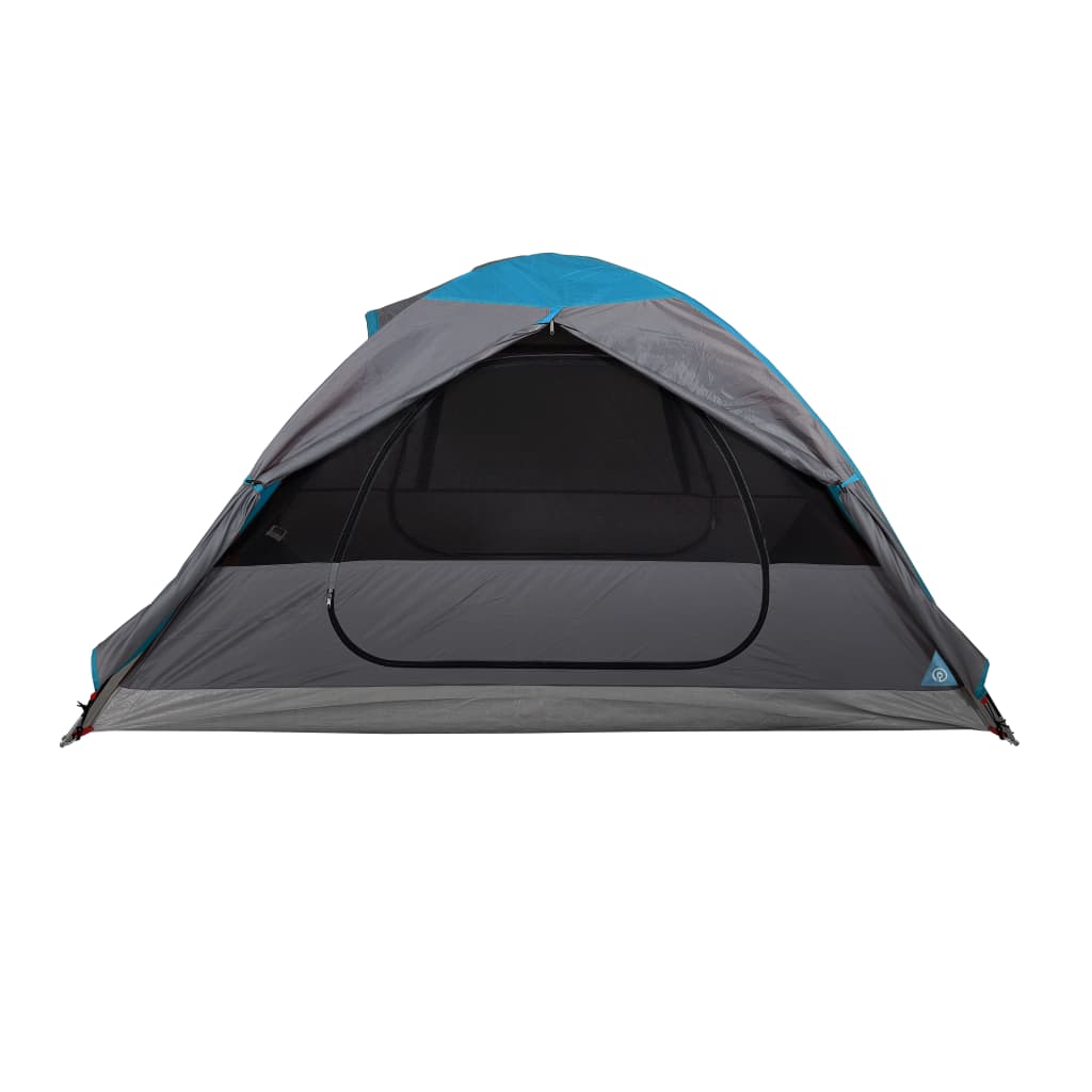 Tente de camping dôme 2 personnes bleue imperméable