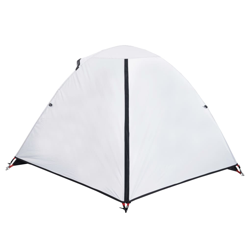 Tente de camping dôme 2 personnes blanc foncé imperméable