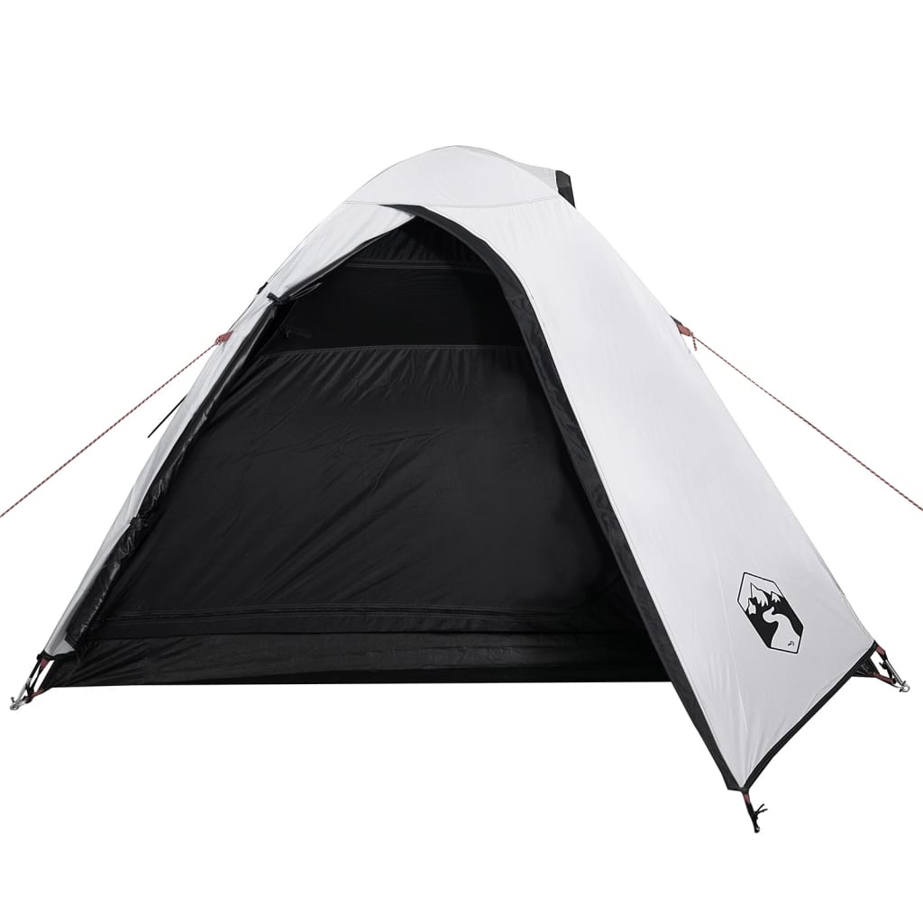 Tente de camping dôme 3 personnes blanc foncé imperméable