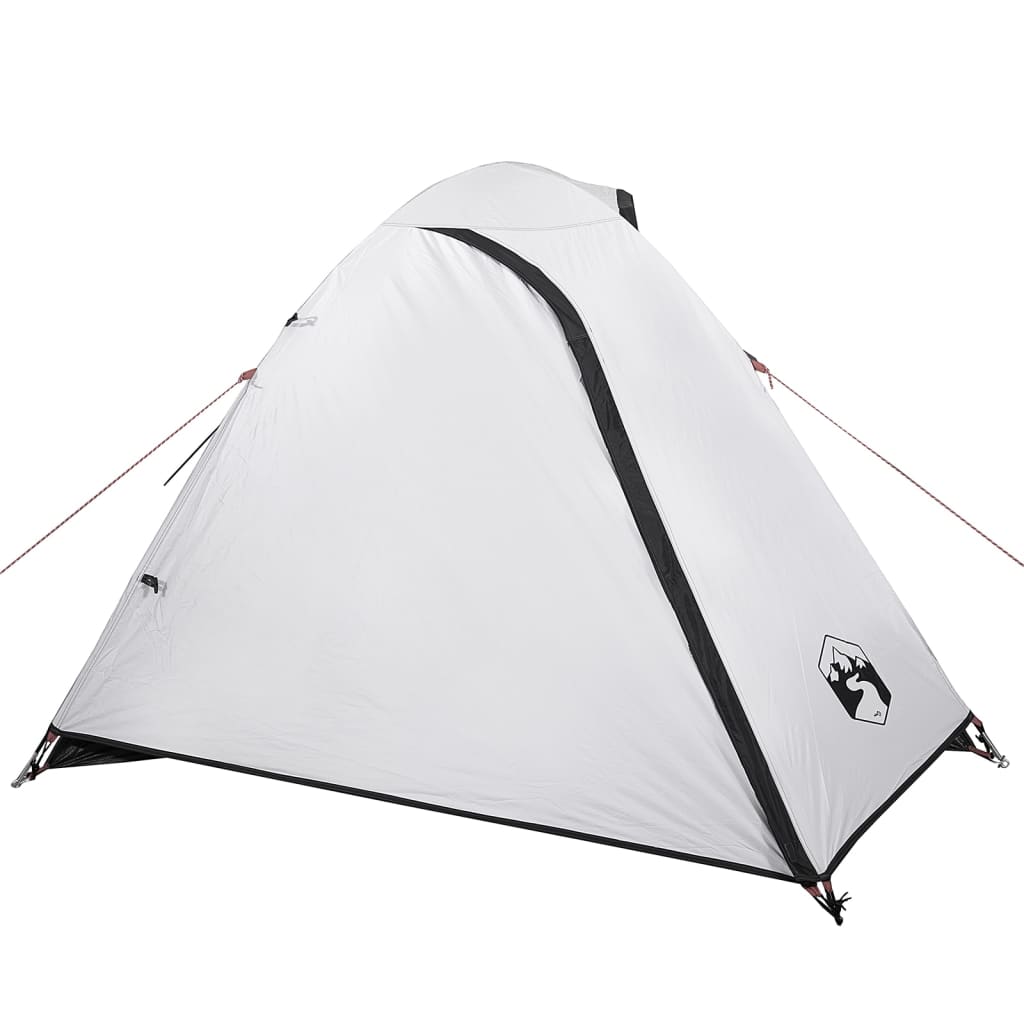 Tente de camping dôme 3 personnes blanc foncé imperméable