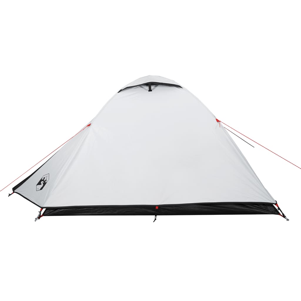 Tente de camping dôme 3 personnes blanc foncé imperméable