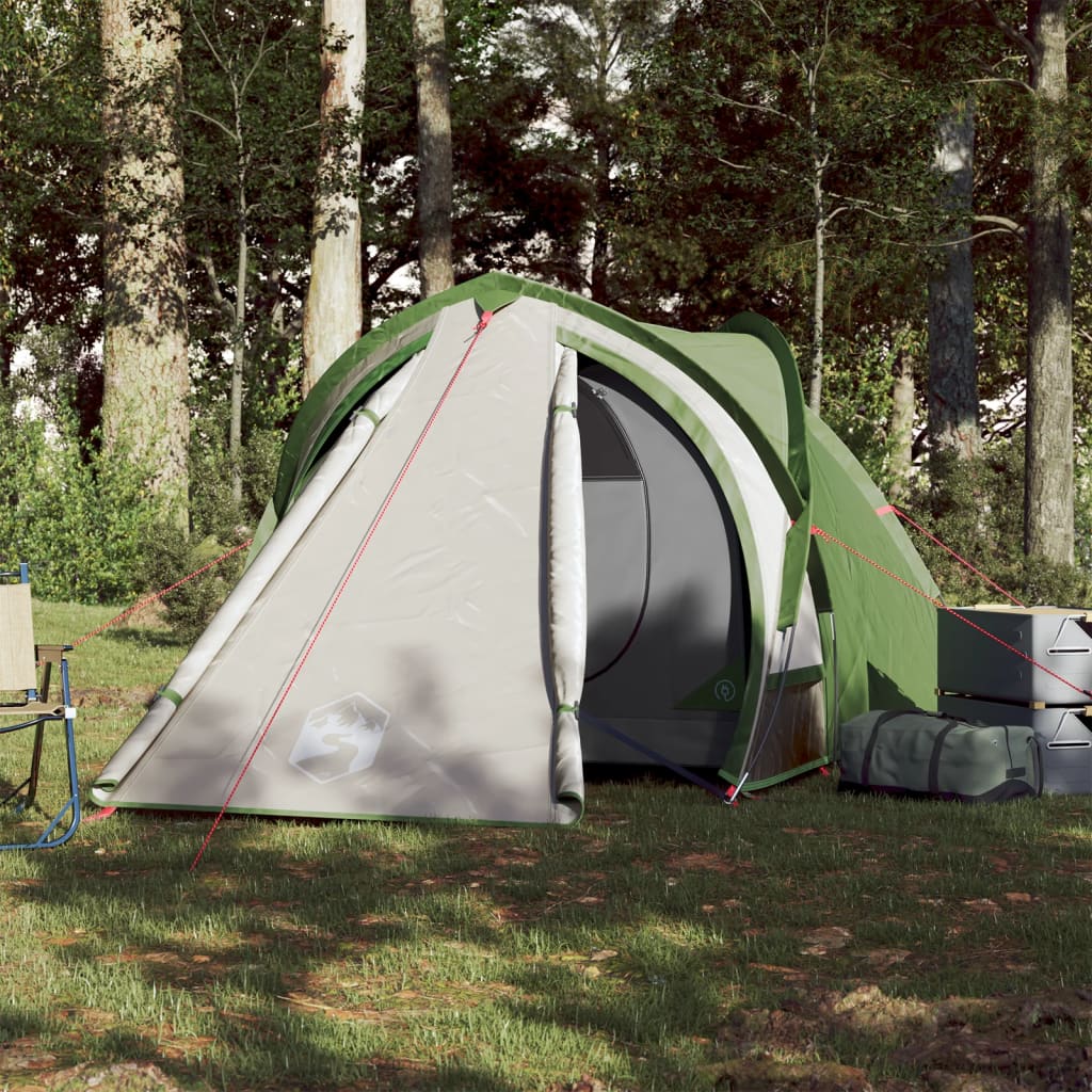 Tente de camping dôme 2 personnes verte imperméable