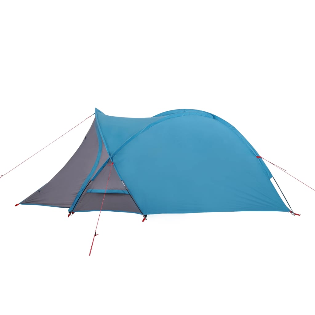 Tente de camping dôme 2 personnes bleue imperméable