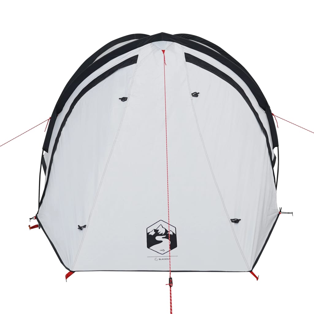 Tente de camping dôme 2 personnes blanc foncé imperméable