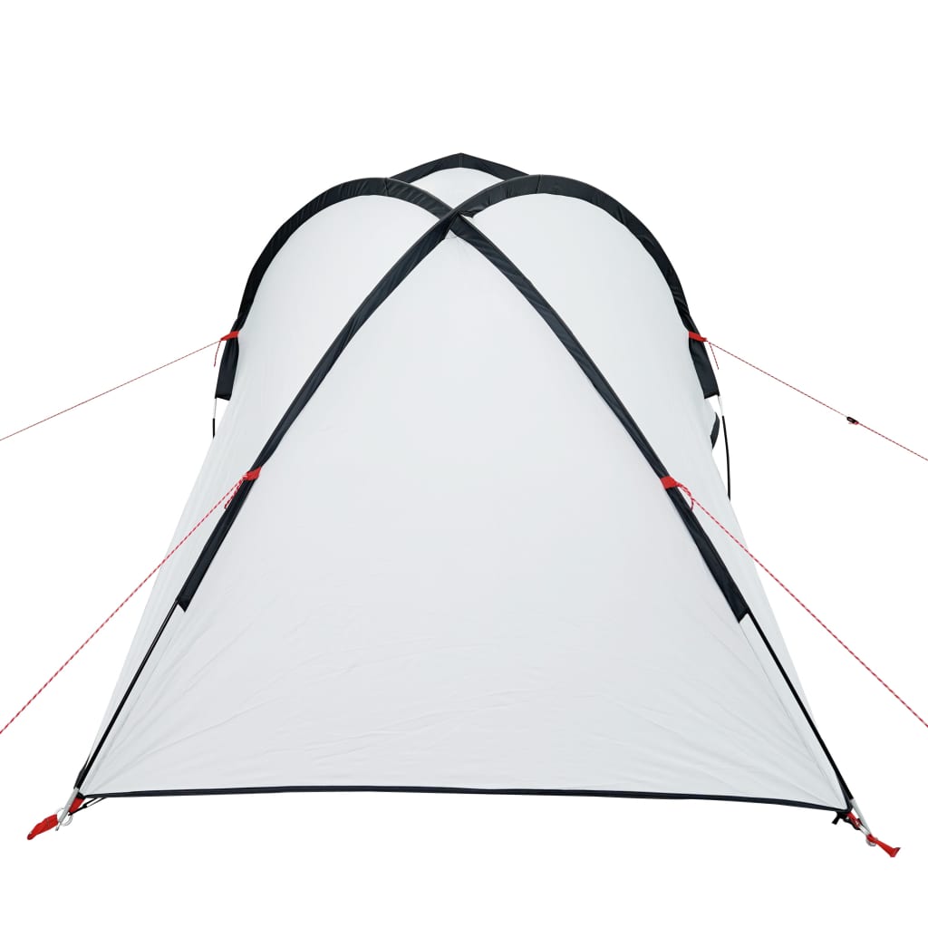 Tente de camping dôme 2 personnes blanc foncé imperméable