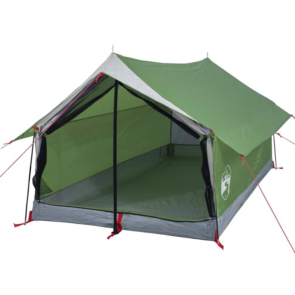 Tente de camping 2 personnes verte imperméable