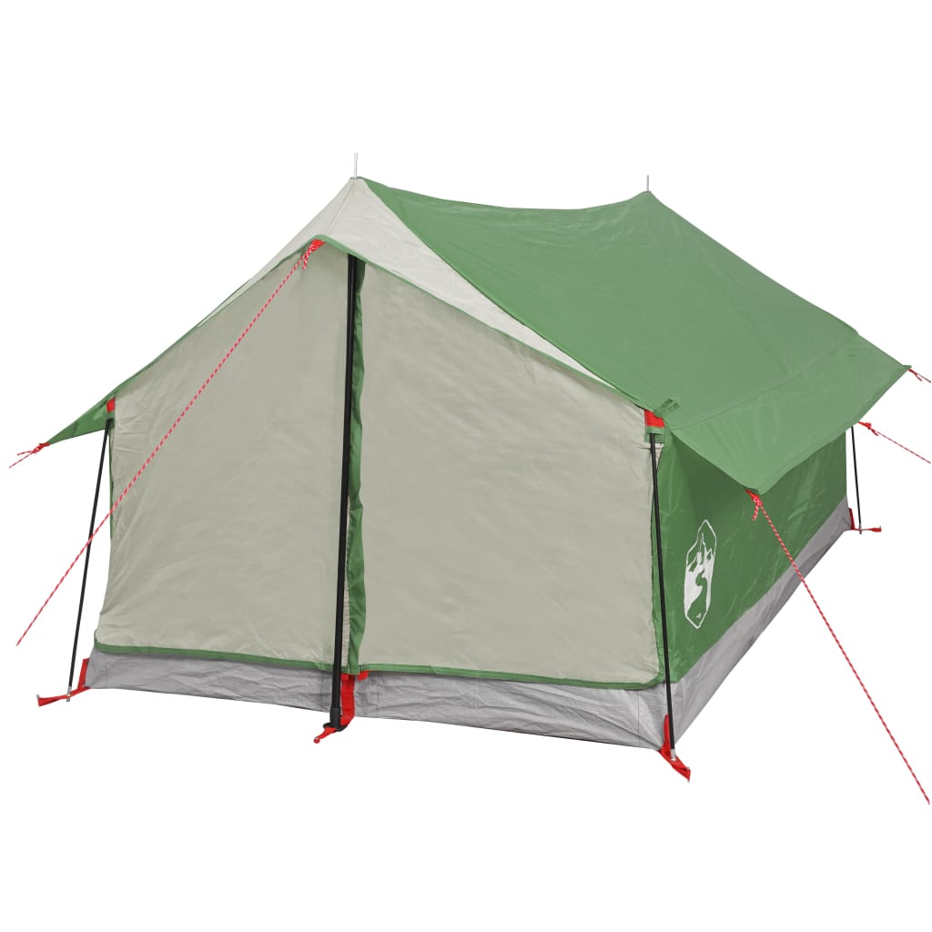 Tente de camping 2 personnes verte imperméable