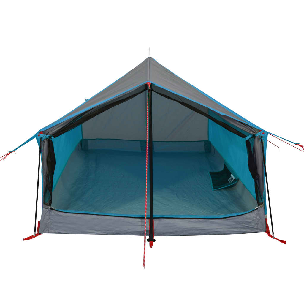 Tente de camping 2 personnes bleue imperméable