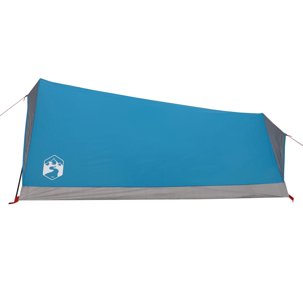 Tente de camping 2 personnes bleue imperméable