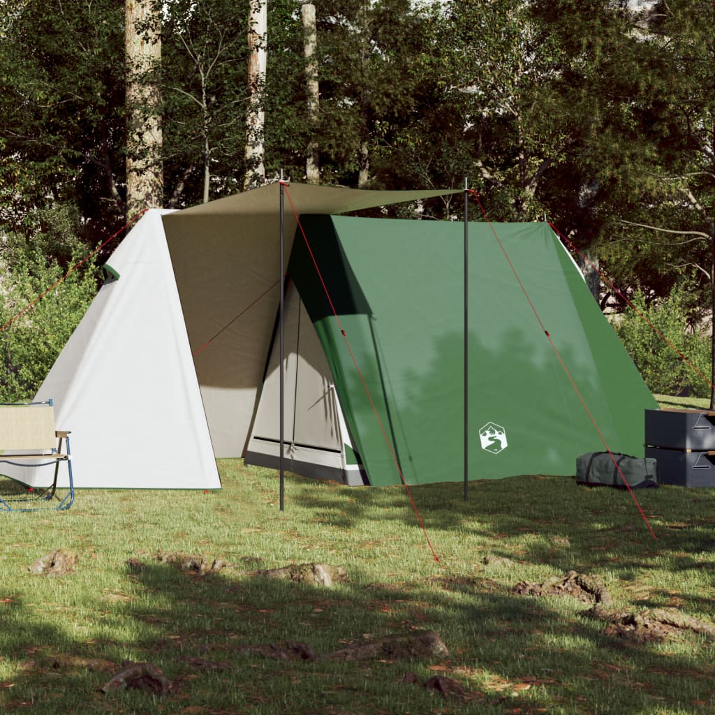 Tente de camping 3 personnes verte imperméable