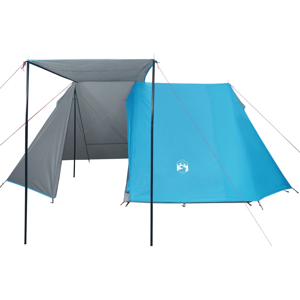 Tente de camping 3 personnes bleue imperméable