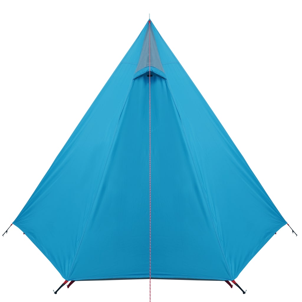 Tente de camping 3 personnes bleue imperméable