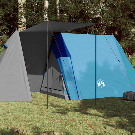 Tente de camping 3 personnes bleue imperméable