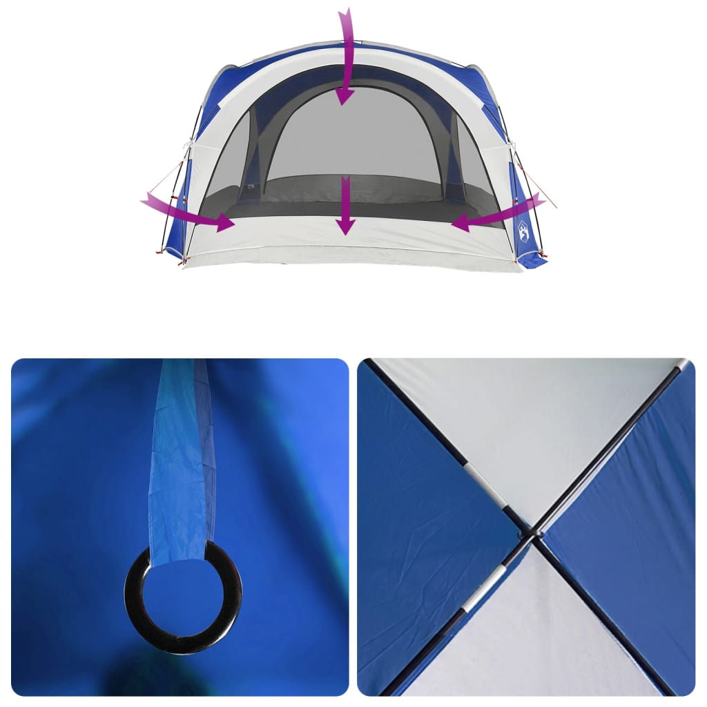 Tente de fête bleue imperméable