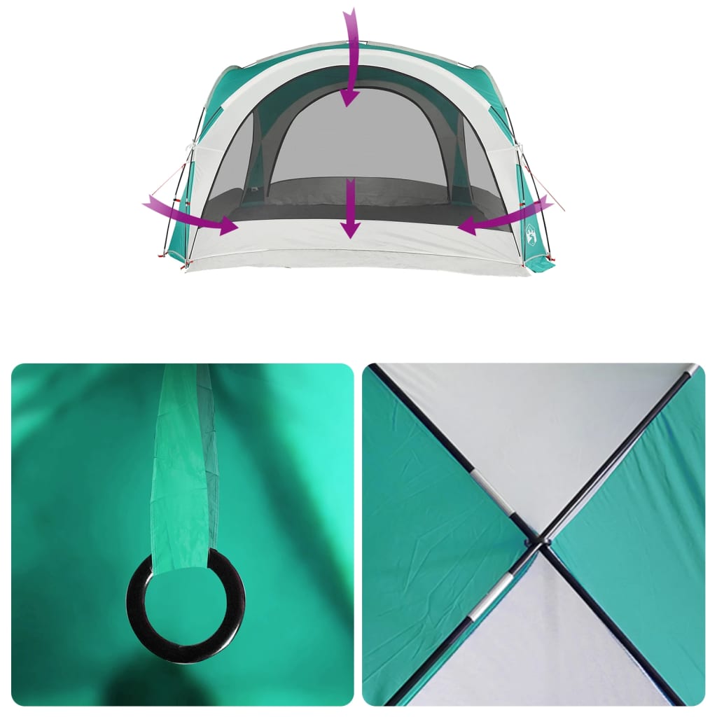 Tente de fête verte imperméable