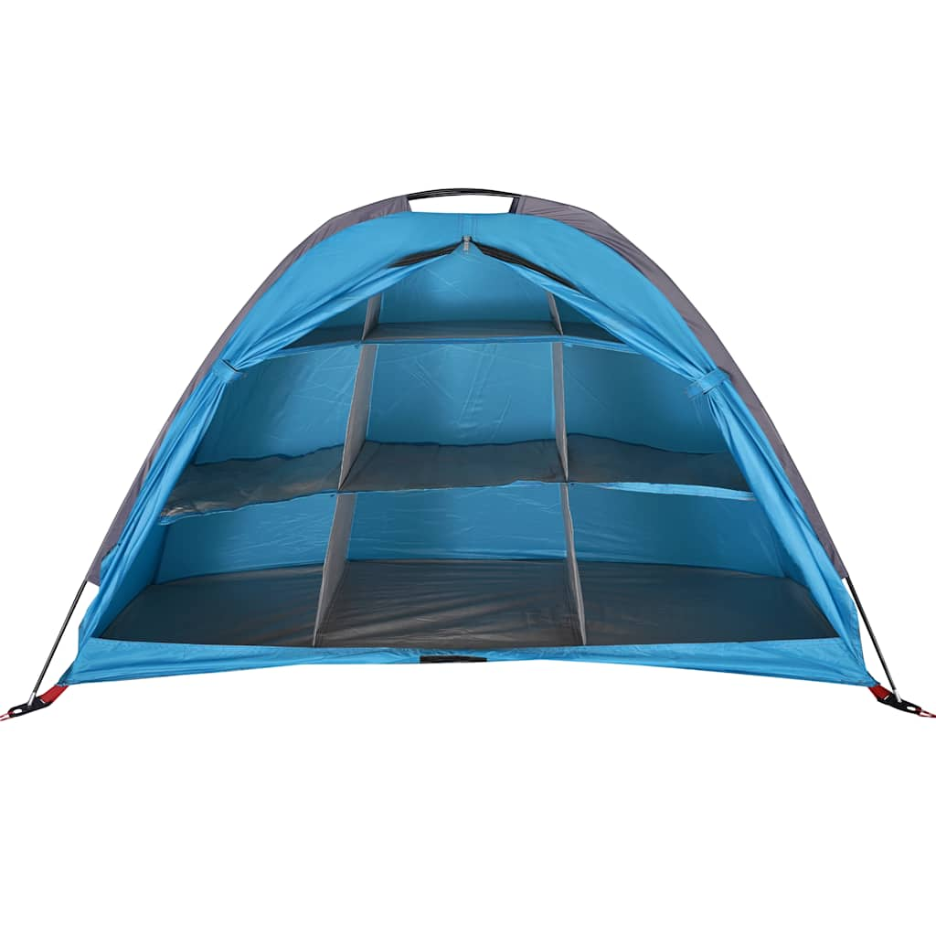 Camping-Organizer-Zelt 9 Fächer Blau Wasserdicht