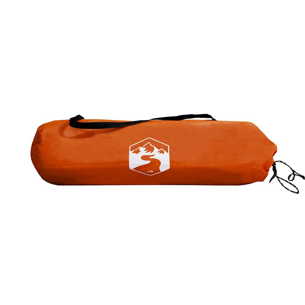 Camping-Organizer-Zelt 9 Fächer Grau Orange Wasserdicht